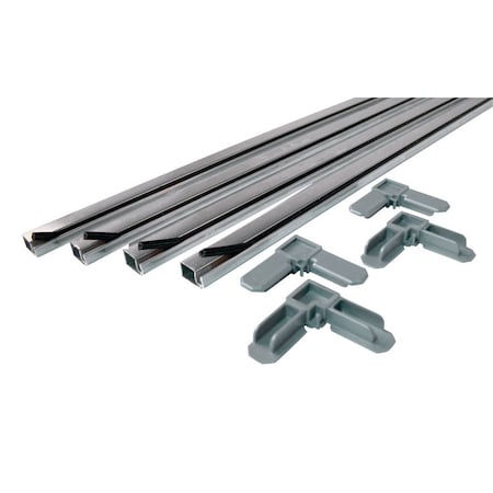 Prime-Line Prime-Line Mill Aluminum 5/16 in. W X 3/4 in. L Screen Frame Kit 1 pk PL7804